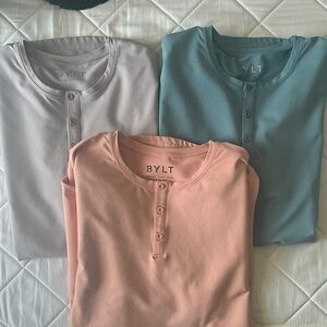 BYLT Basics Henley Shirt Bundle